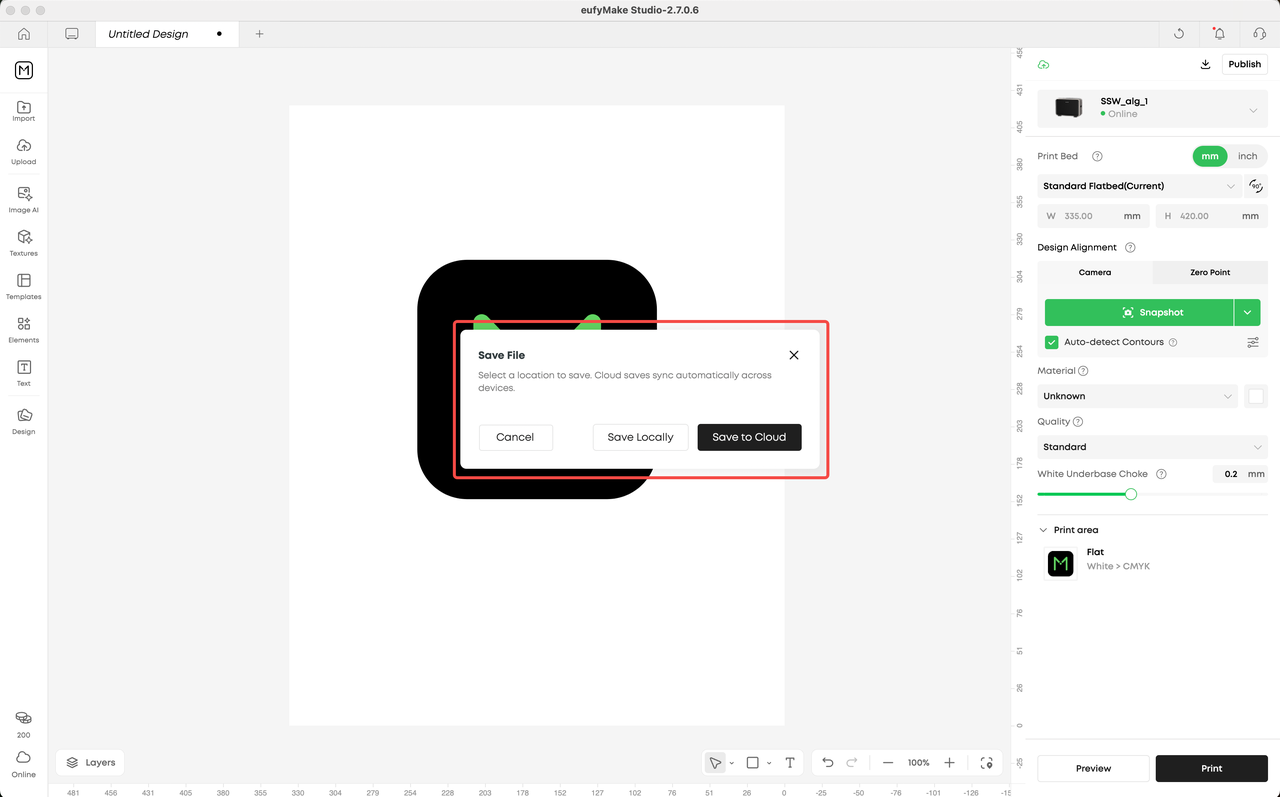 Local mode introduction | eufyMake Wiki