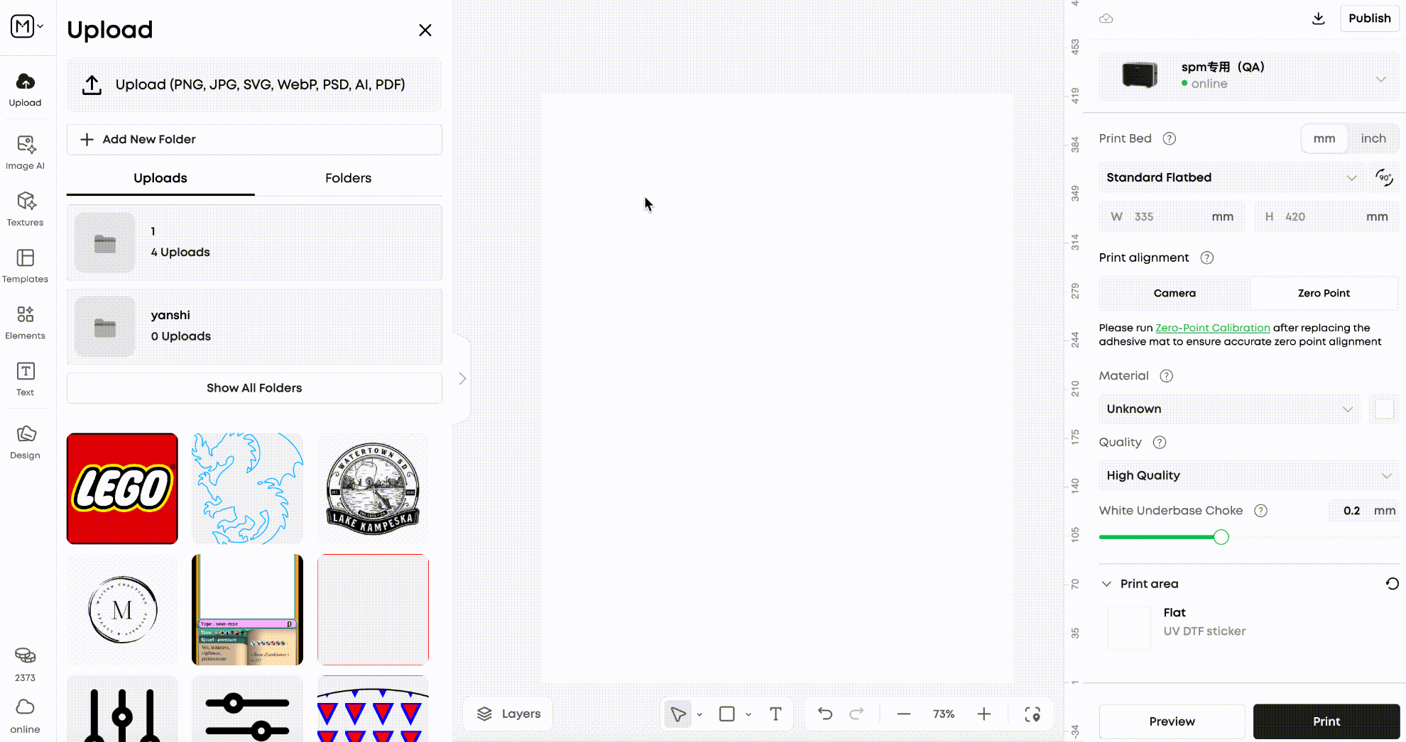 Upload folder