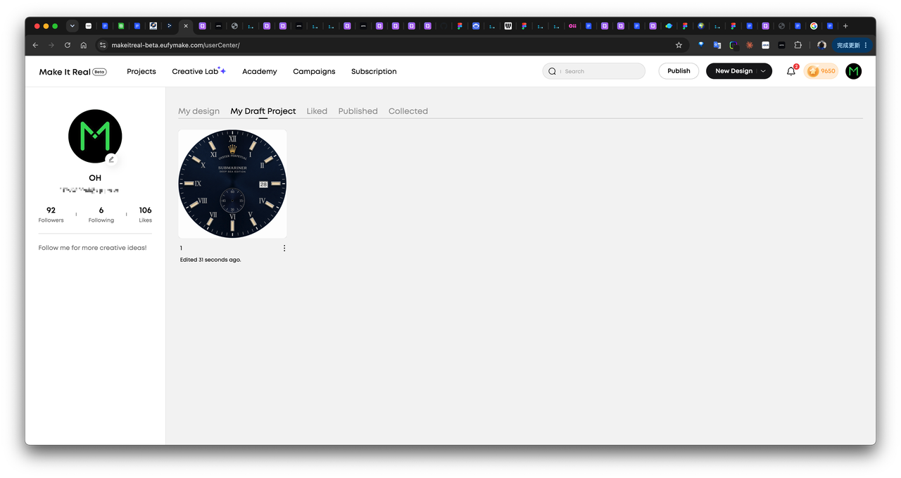 My Creation Hub